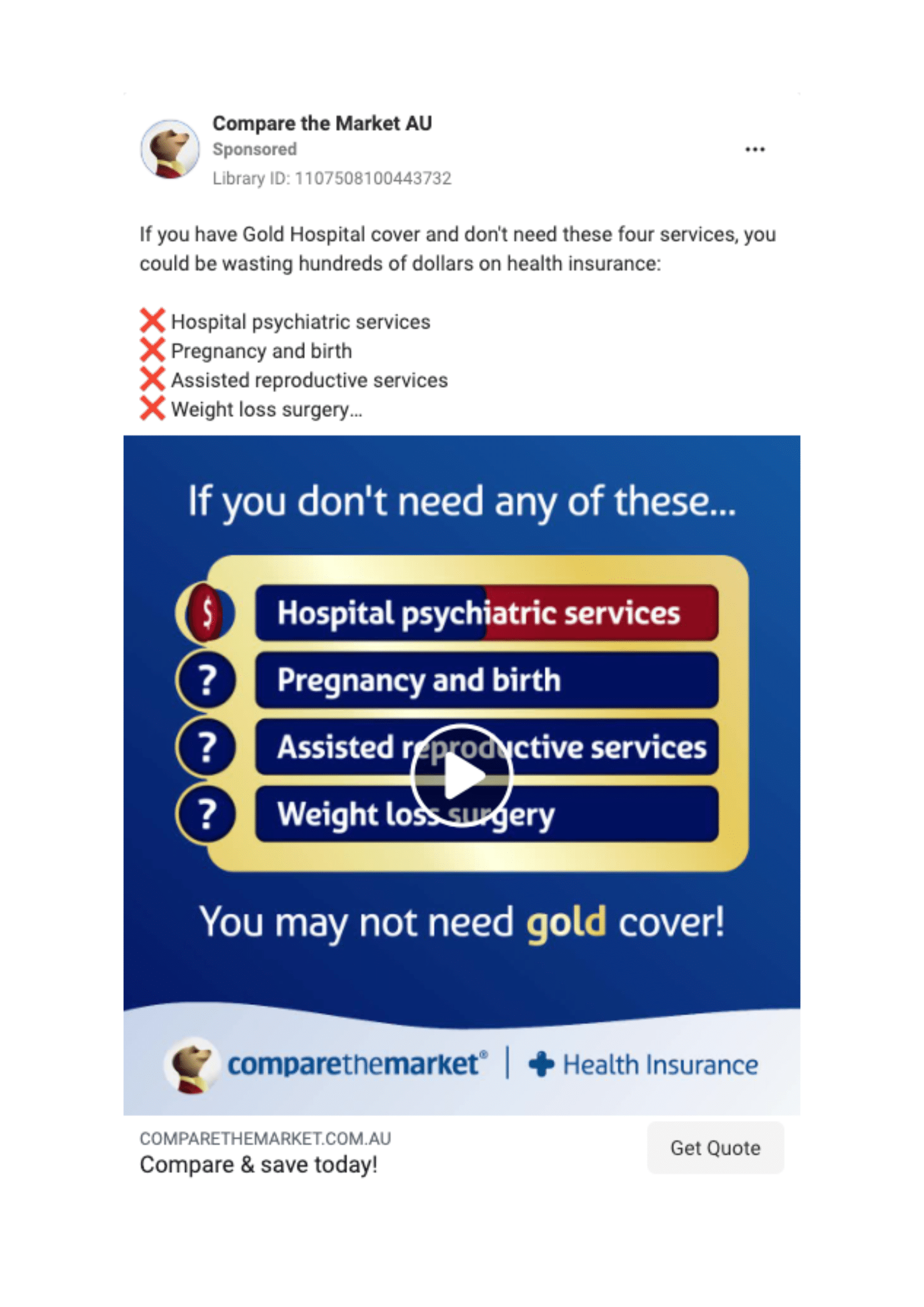 Compare the Market Ad