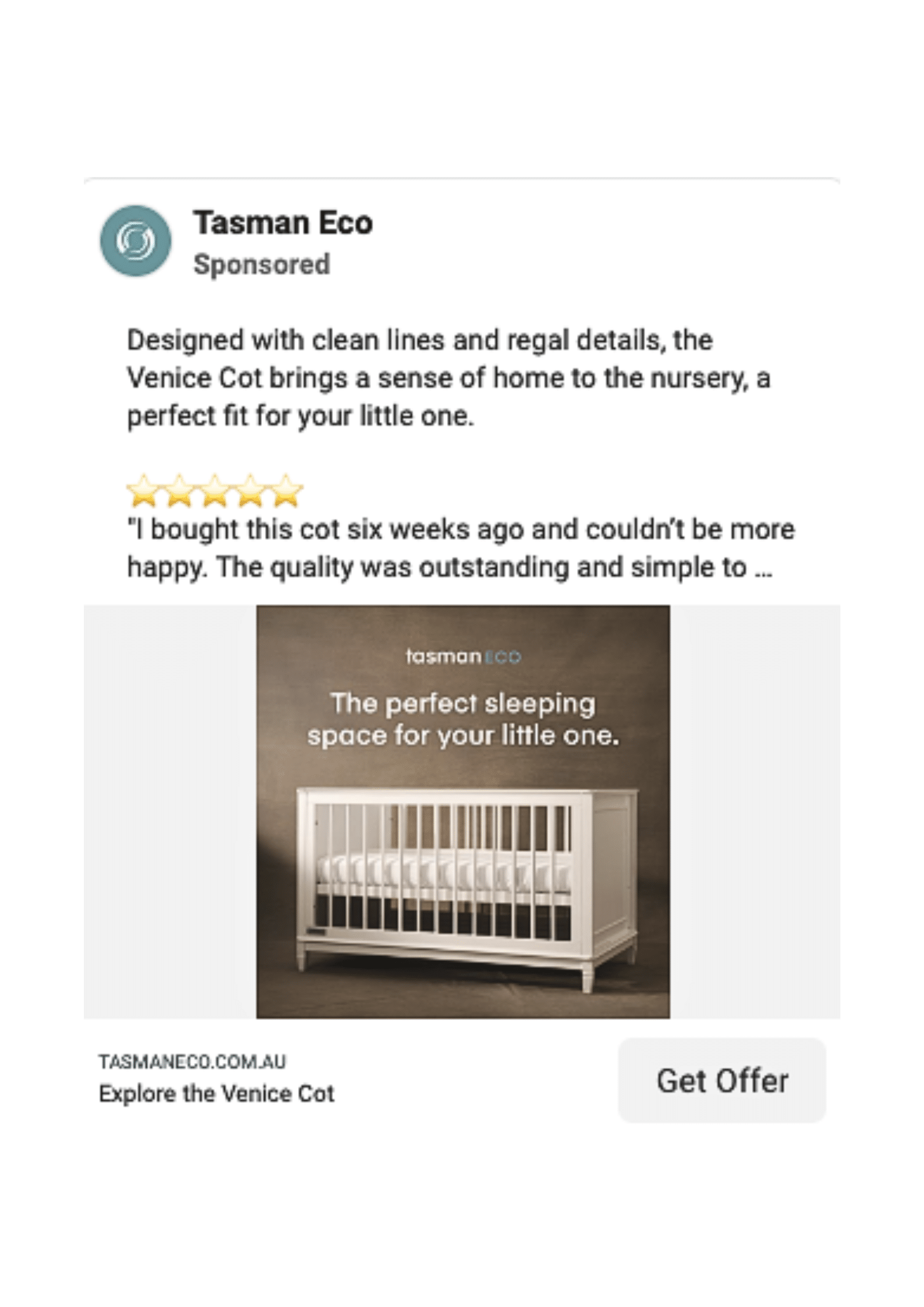 Tasman Eco Ad