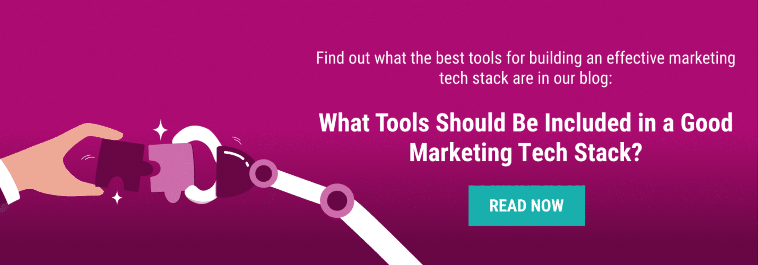 Marketing tech stack blog - CTA